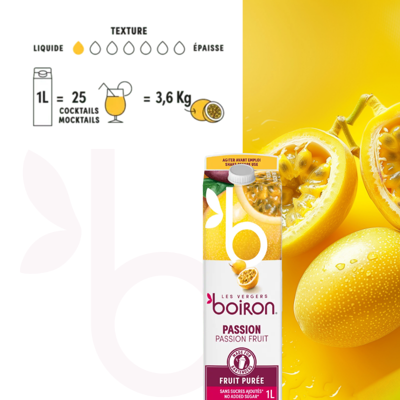 Purée de passion ambiante - 1l