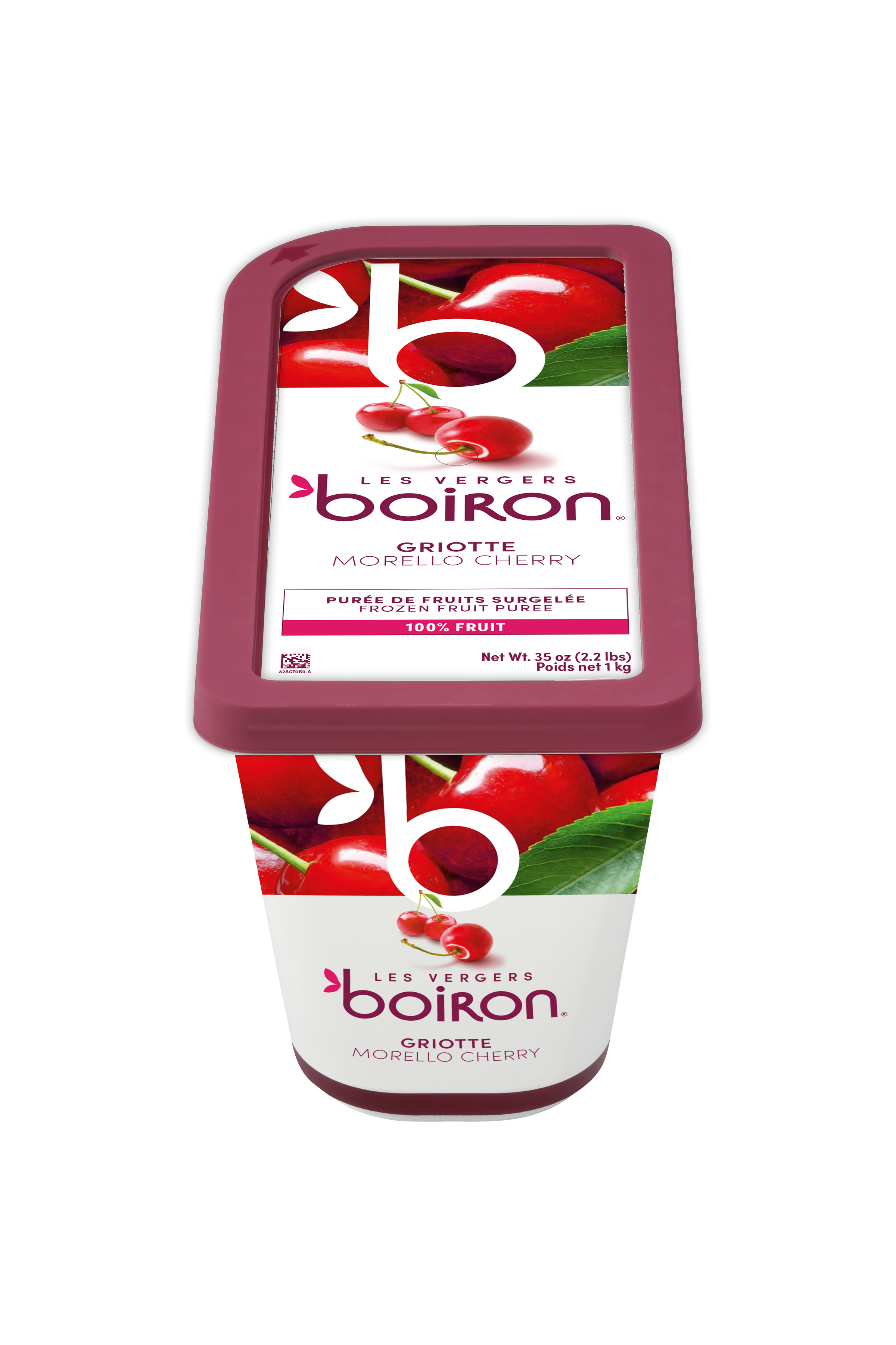 Purée de griotte 100% Les Vergers Boiron - 1kg