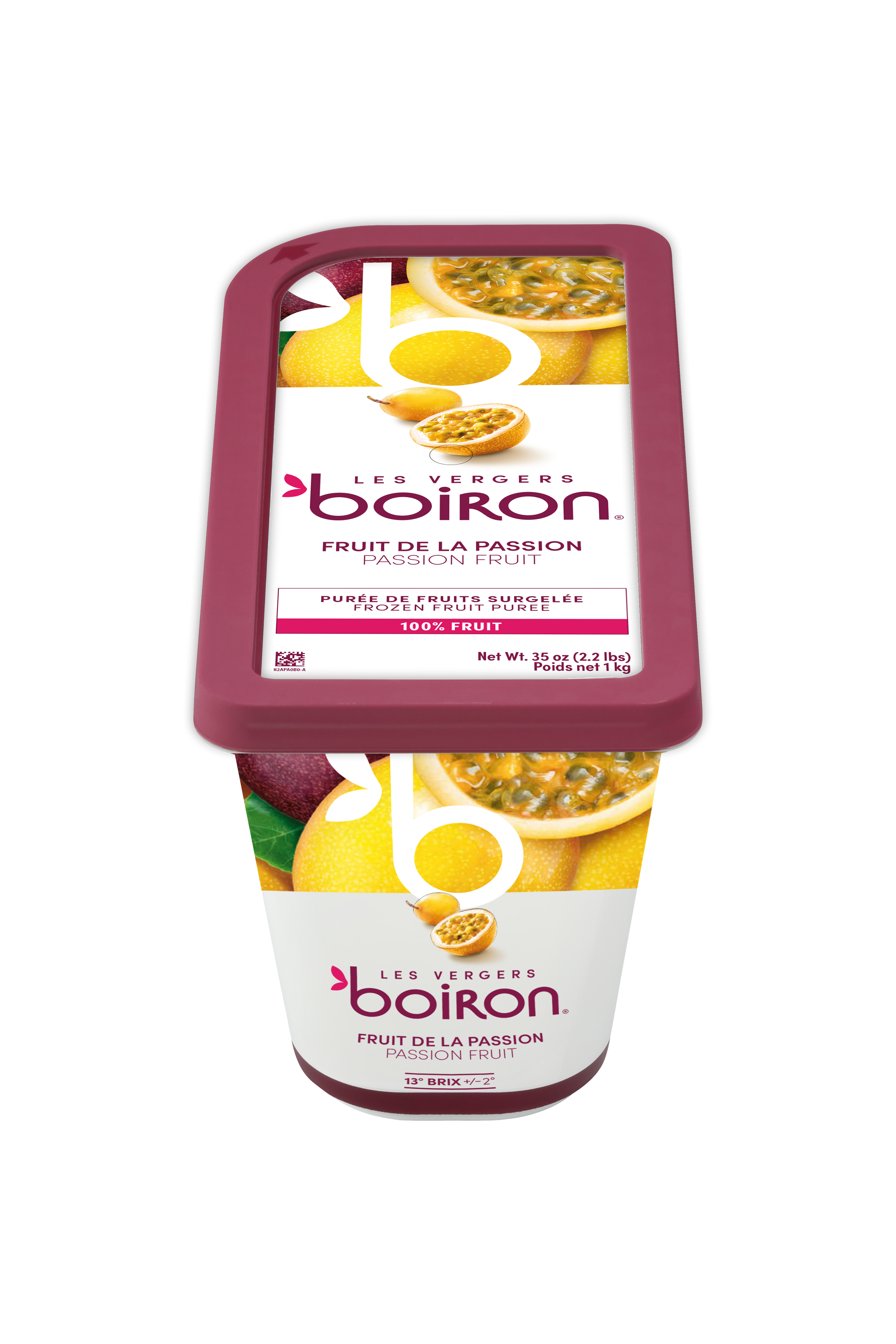 Purée de fruits de la passion 100% Les Vergers Boiron - 1Kg