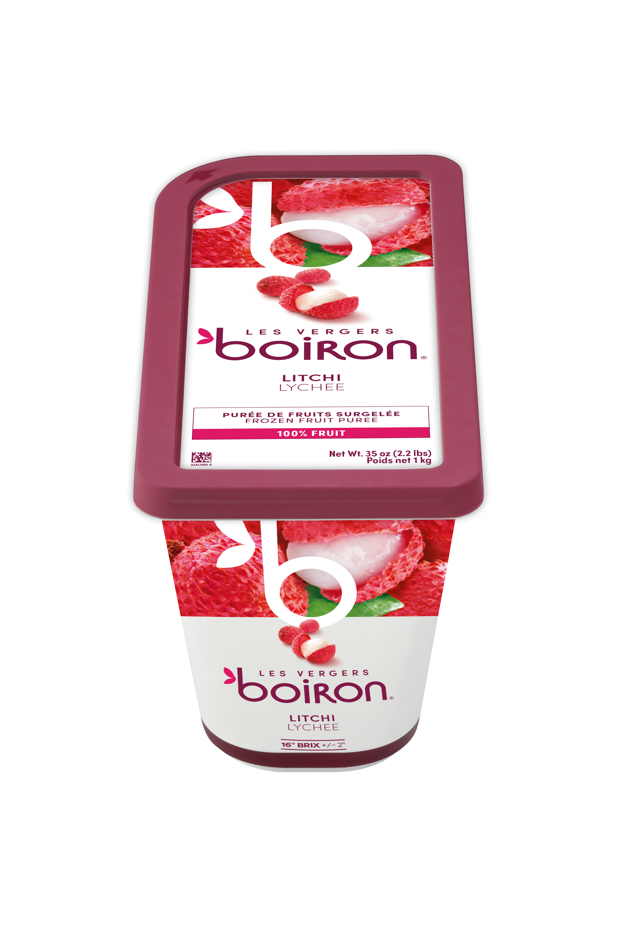 Purée de litchi 100% - 1kg