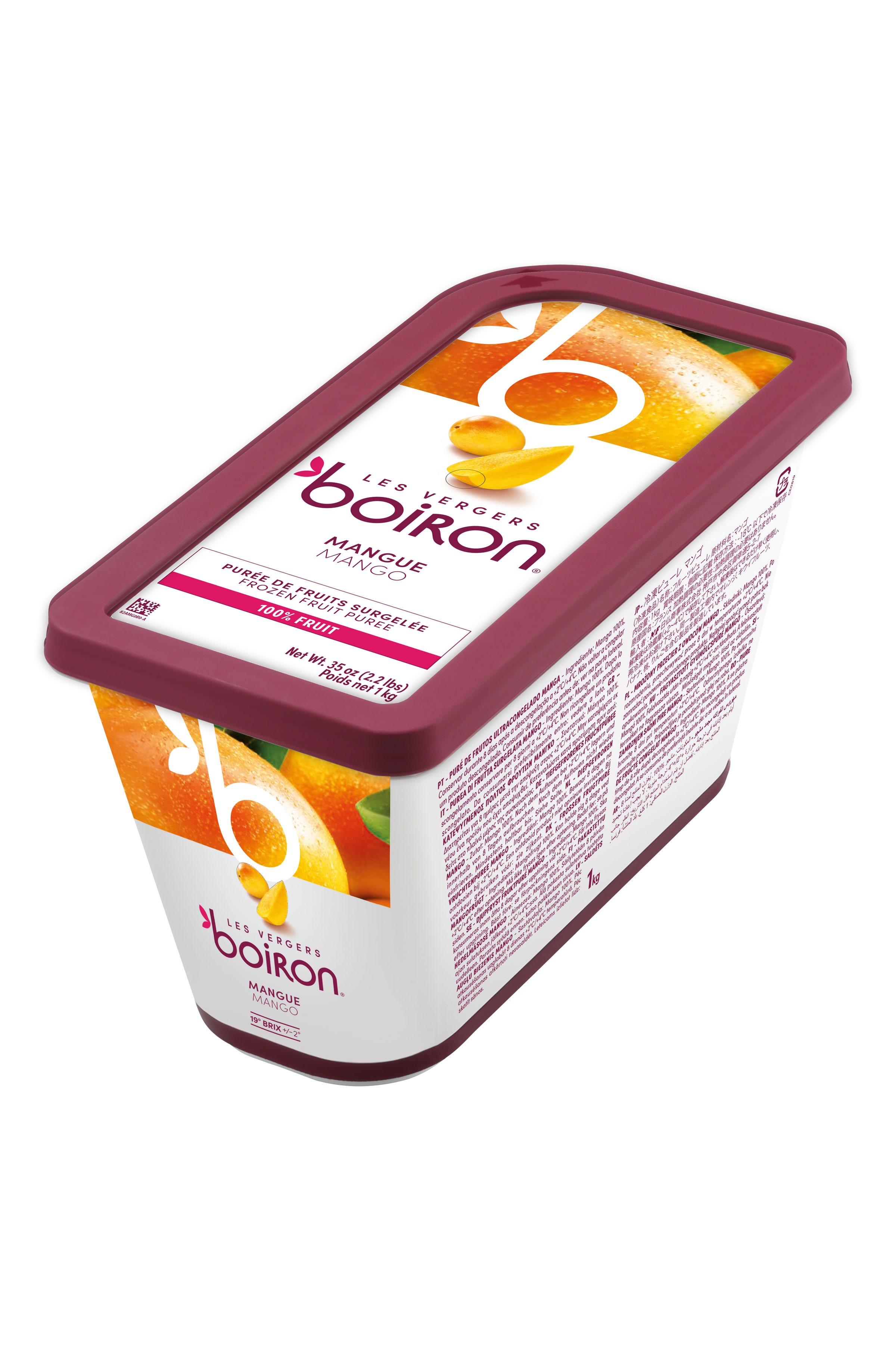 Purée de mangue 100% - 1kg