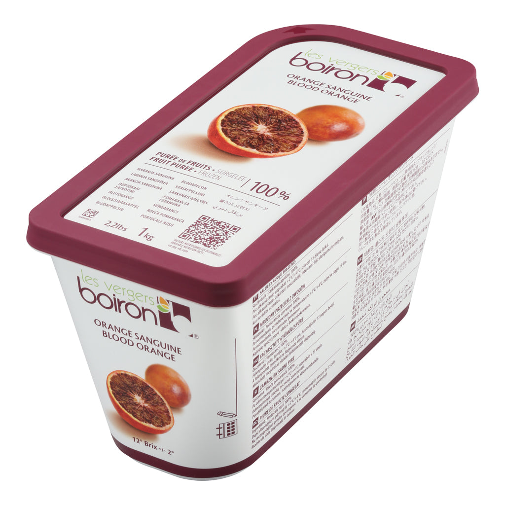 Purée d'orange sanguine 100% Les Vergers Boiron - 1kg