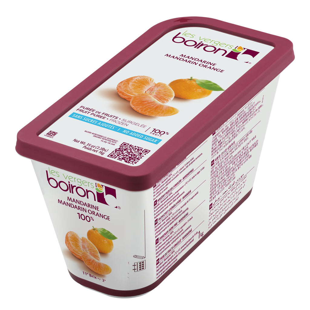Purée de mandarine 100% Les Vergers Boiron - 1kg