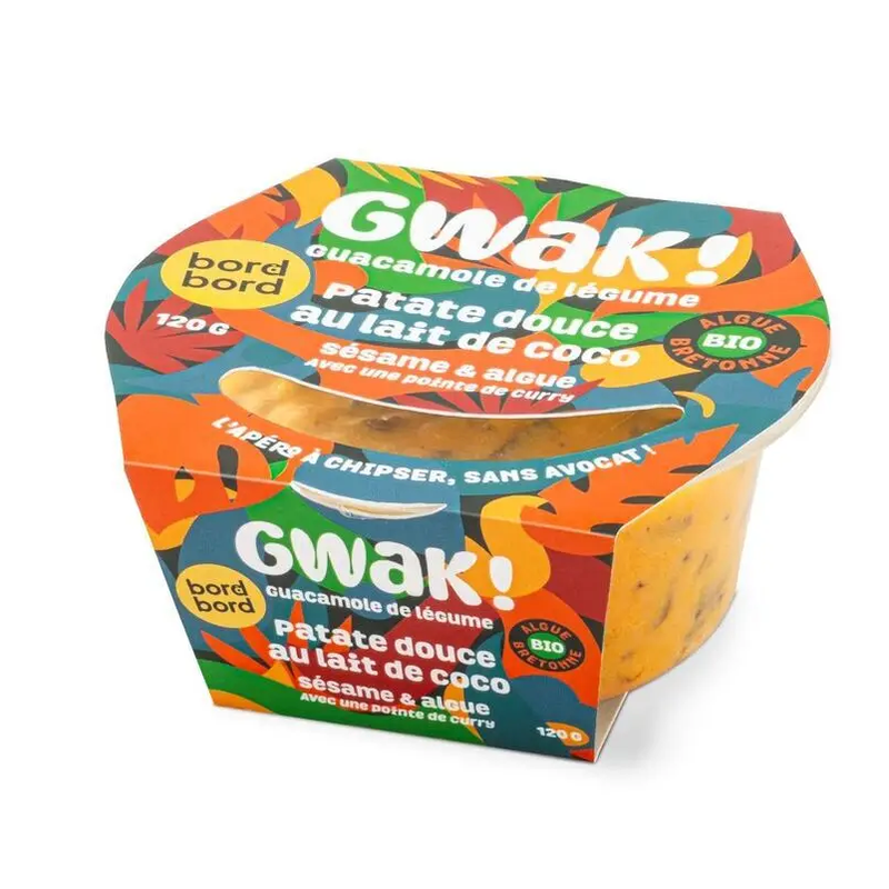 Gwak! patate douce, lait de coco, sésame et algue