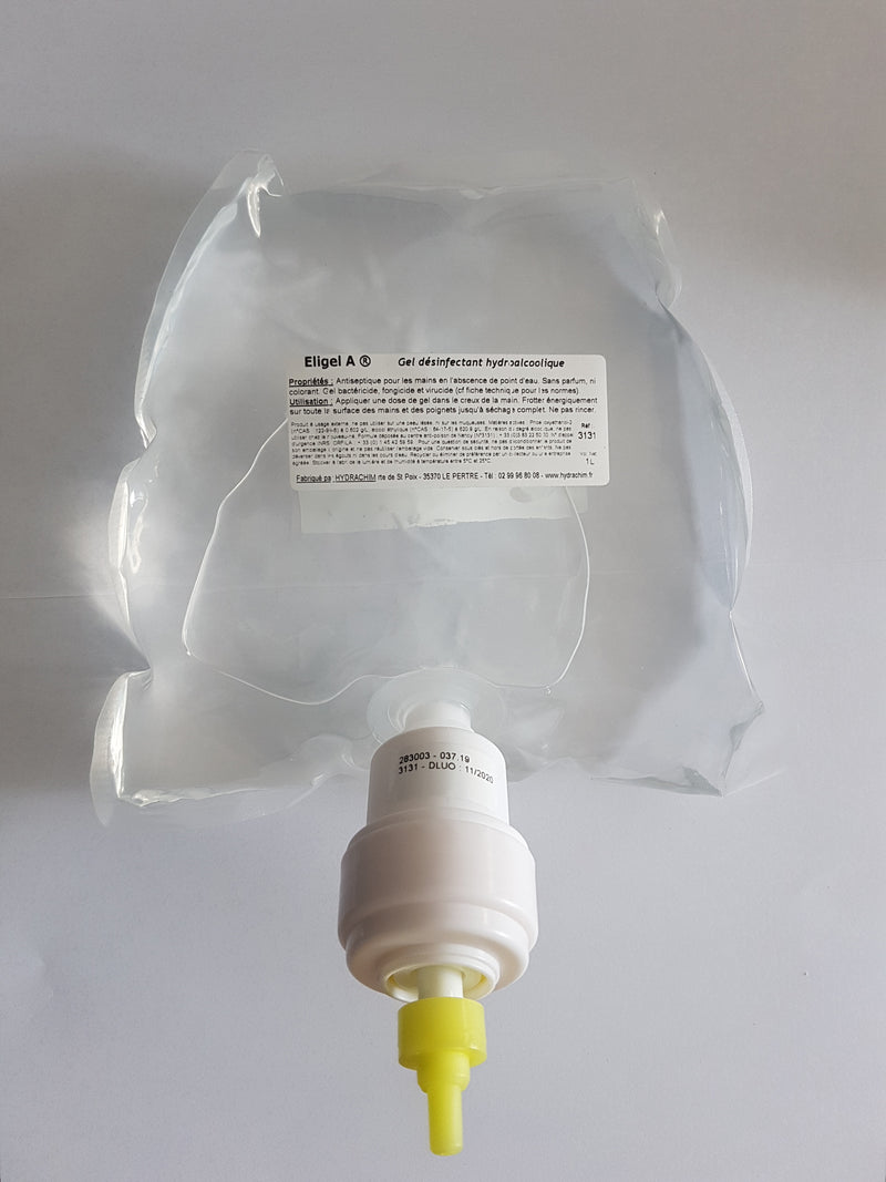 Gel hydroalcoolique - Cartouche 1 L (6 X 1 unité )