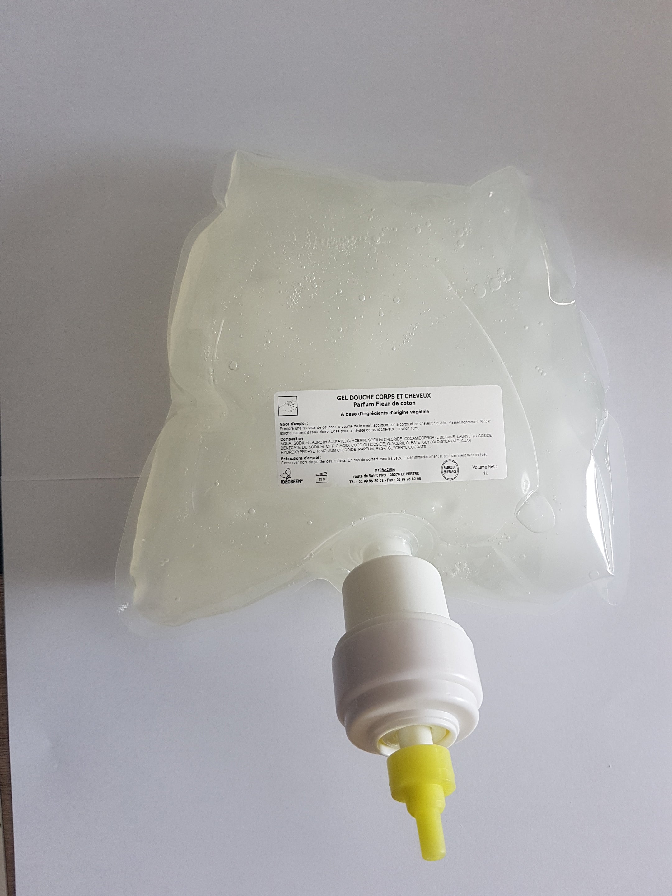 Gel douche corps et cheveux - Cartouche 1 L ( 006436 ) (6 X 1 unité )