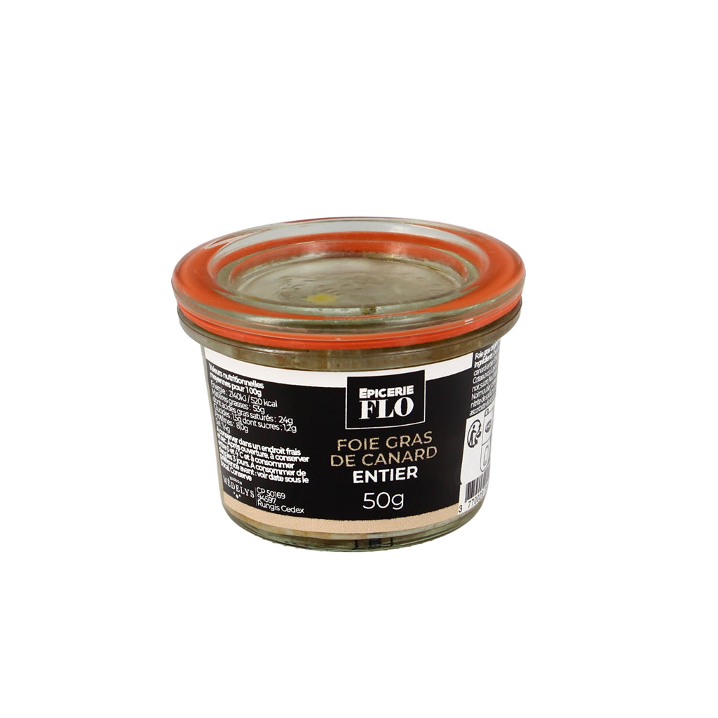 Foie gras de canard entier en verrine - 50g