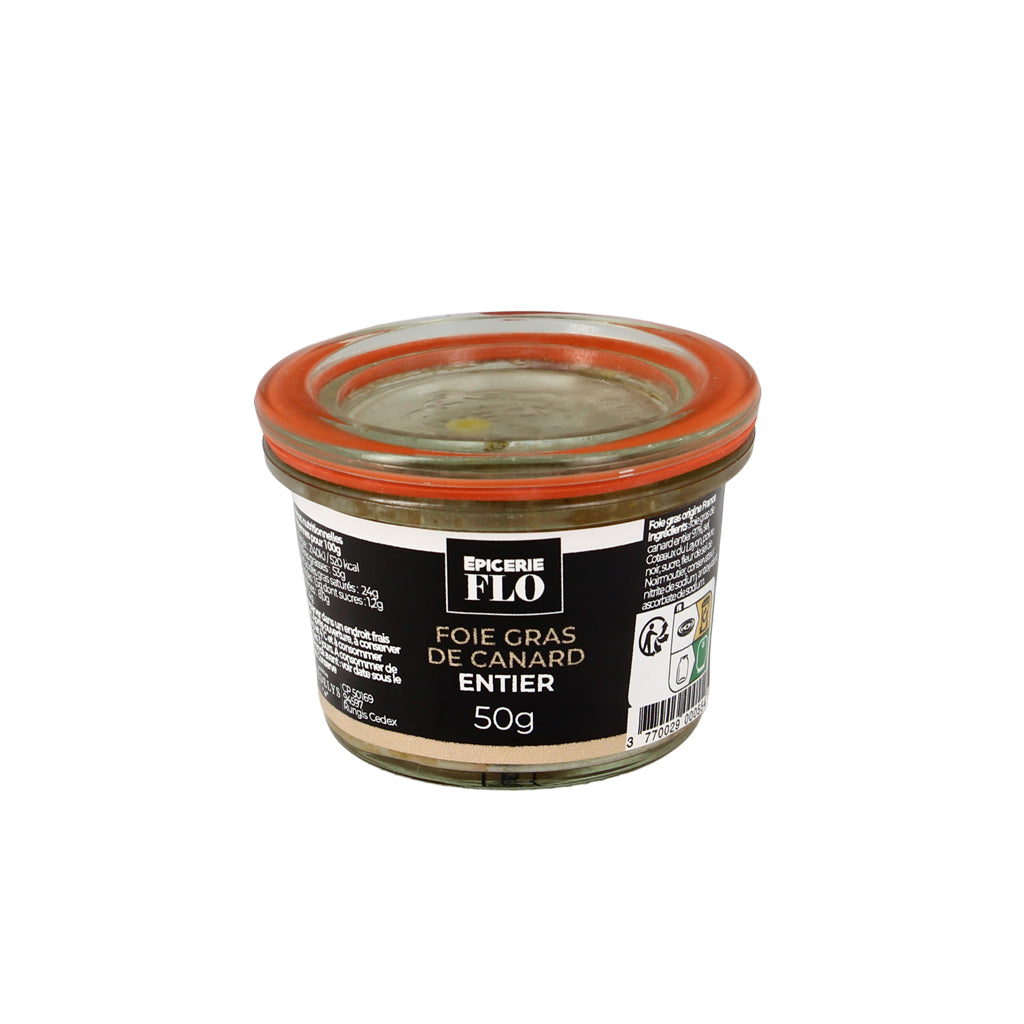 Foie gras de canard entier en verrine - 50g