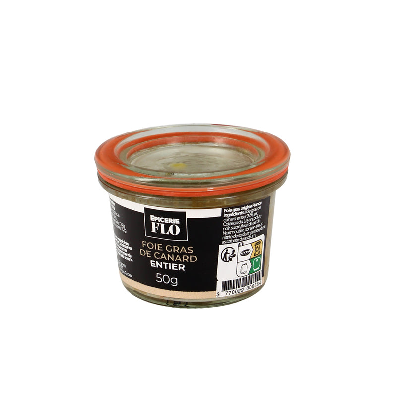 Foie gras de canard entier en verrine - 50g
