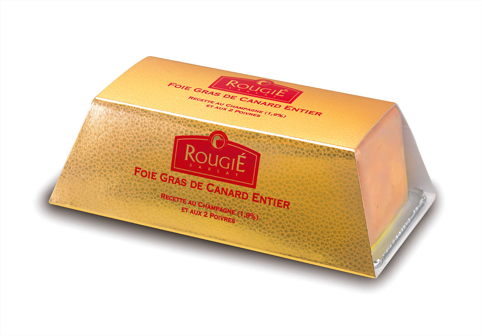 Foie gras de canard aux 2 poivres et au Champagne - 500g