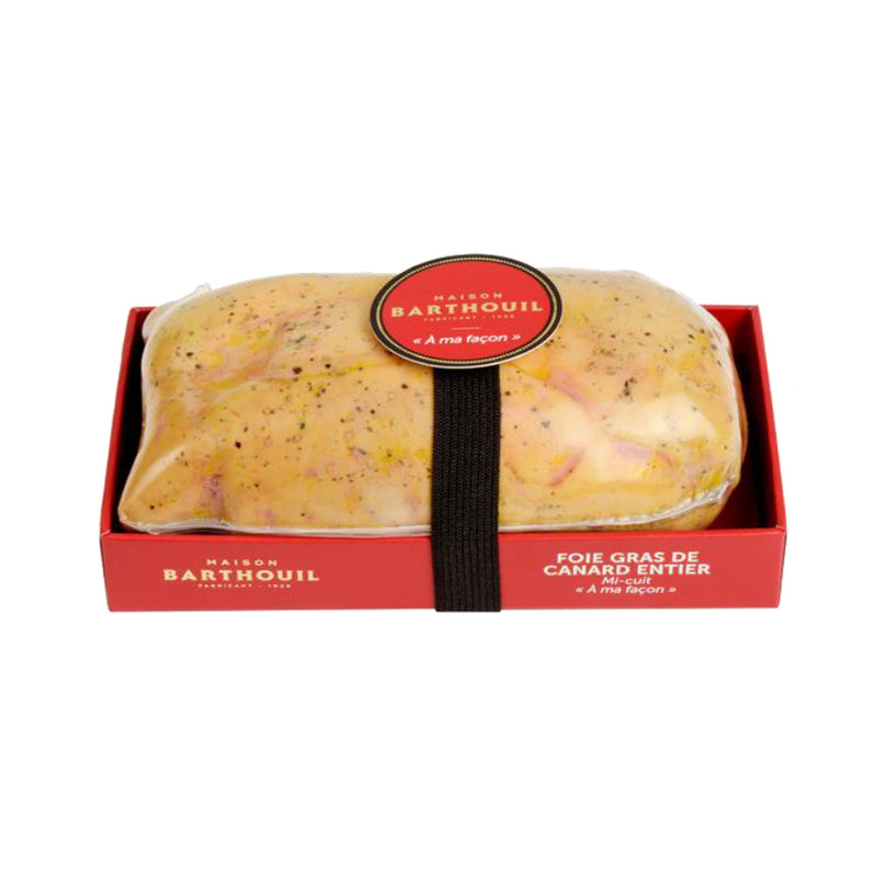 Foie gras de canard entier mi-cuit lobe entier - 450g env