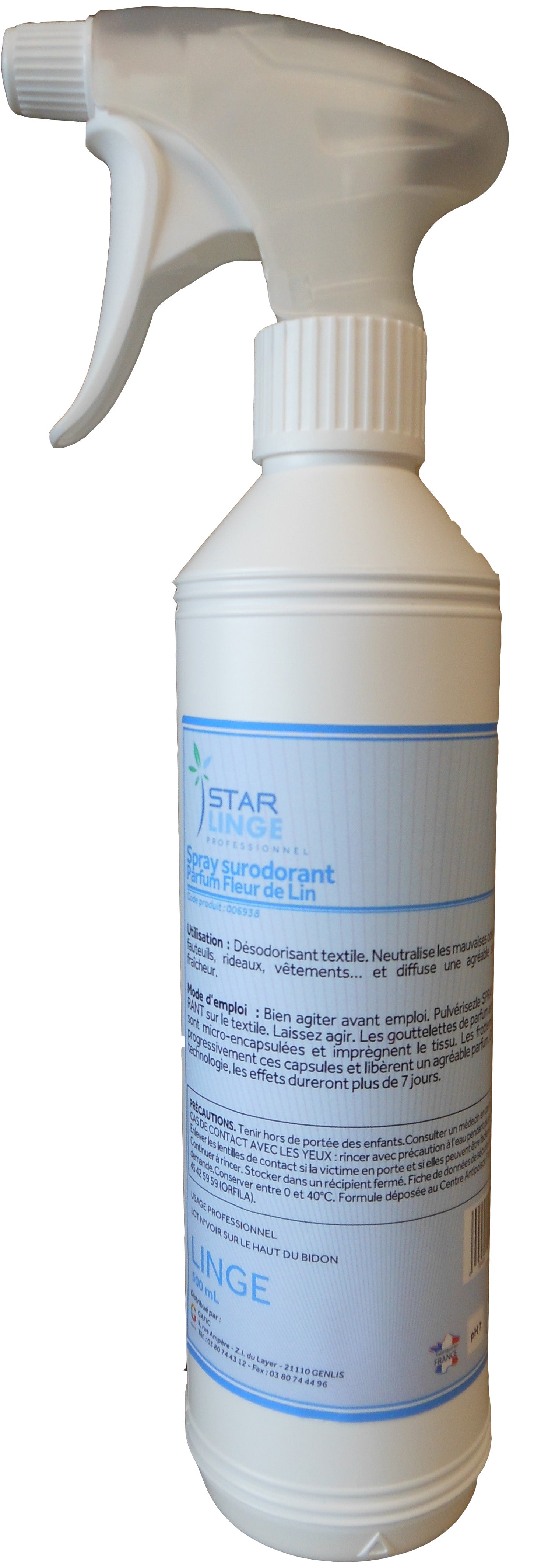 Overscented laundry spray - Linen ( 006938 ) (6 X 1 unit )