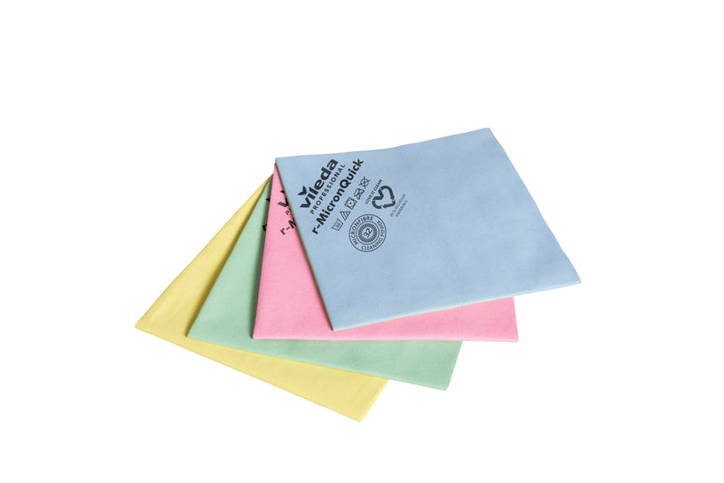 Carré microfibre 40x38cm - Jaune - MicronQuick (1 X 5 unités )
