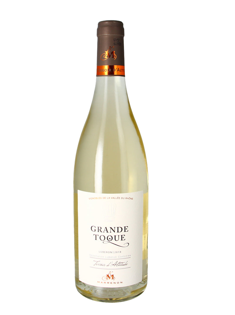 Côtes Du Luberon Aoc 2018 White Toque Grande Marrenon- 75Cl