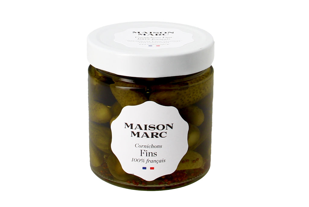 Cornichons Fins français - 210g net égoutté