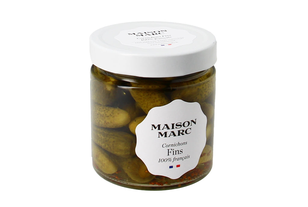 Cornichons Fins français - 210g net égoutté
