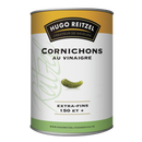 Cornichons au vinaigre calibre + 150 boite 5/1 - 2,120kg net égoutté