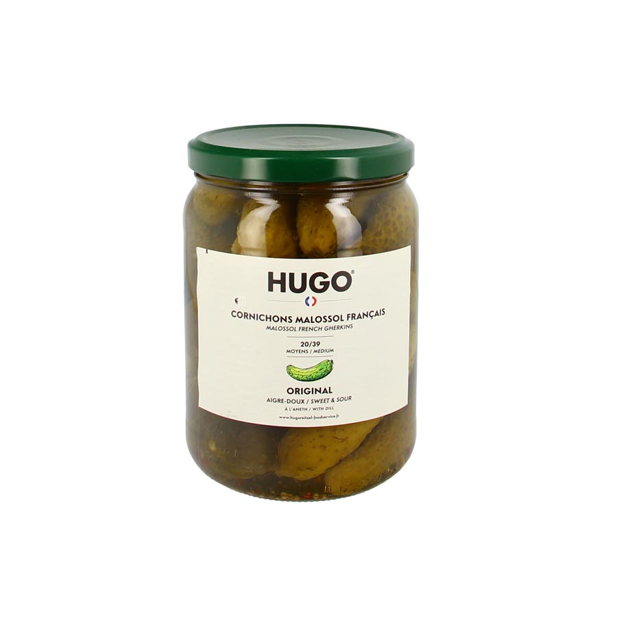 Cornichons malossol - 425g net égoutté