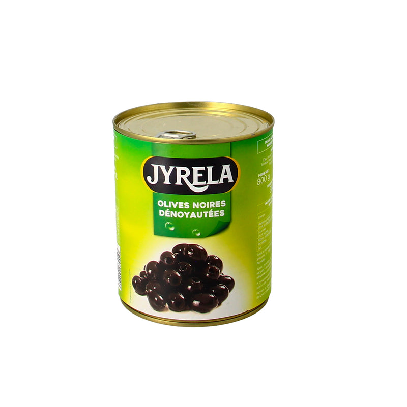 Pitted Black Olives 4/4 Tin - 830G