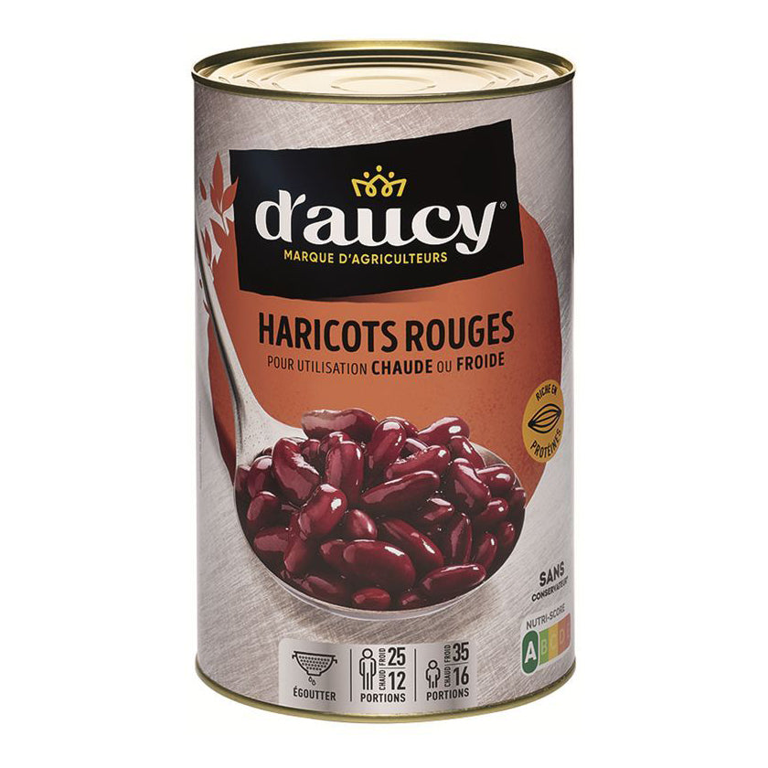 Haricots rouges boîte 5/1 (2.5kg NE) - 4kg