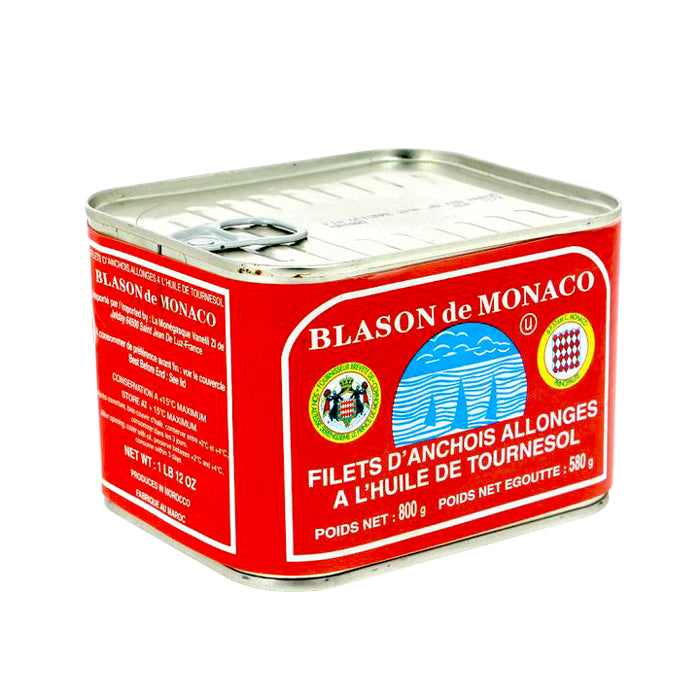 Anchovy Fillets In Oil 4/4 Tin - 800G