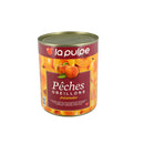 Oreillons de pêche au sirop léger boite 4/4 - 765g