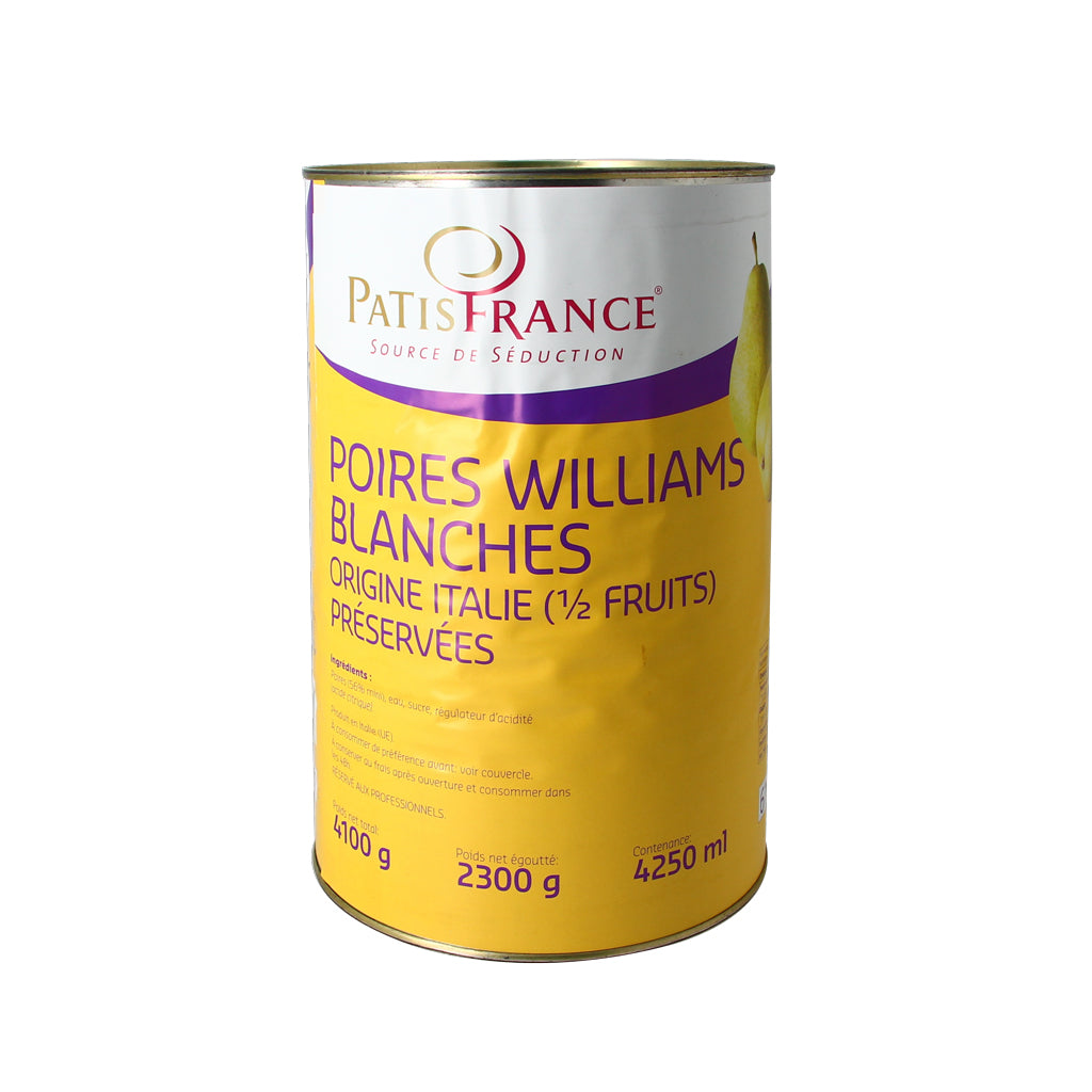 Half William Pears In Light Syrup 5/1 Box - 4.2Kg