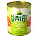 Compote de pomme allégée en sucres boite 4/4 - 850g