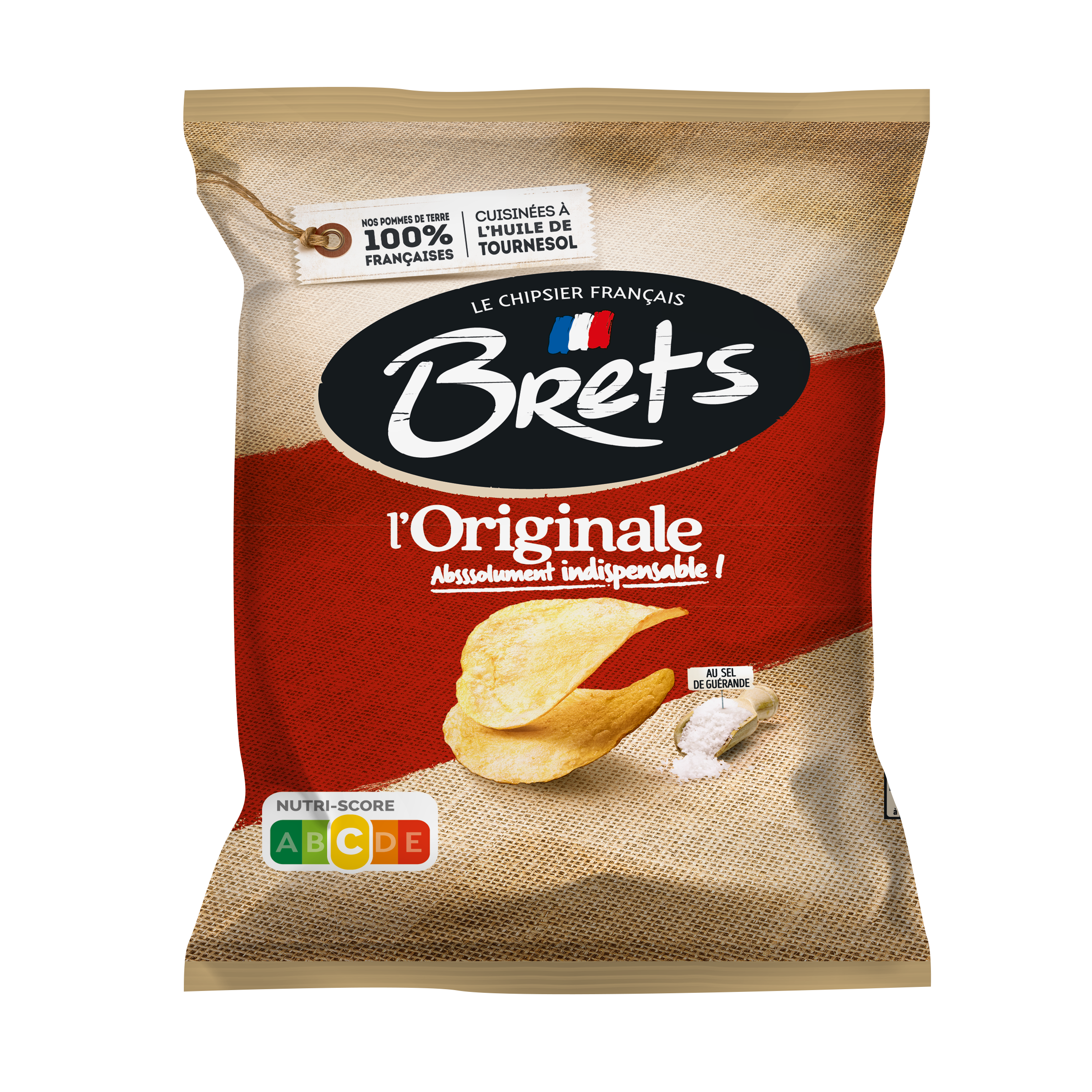 Chips nature au sel de Guérande- 30g