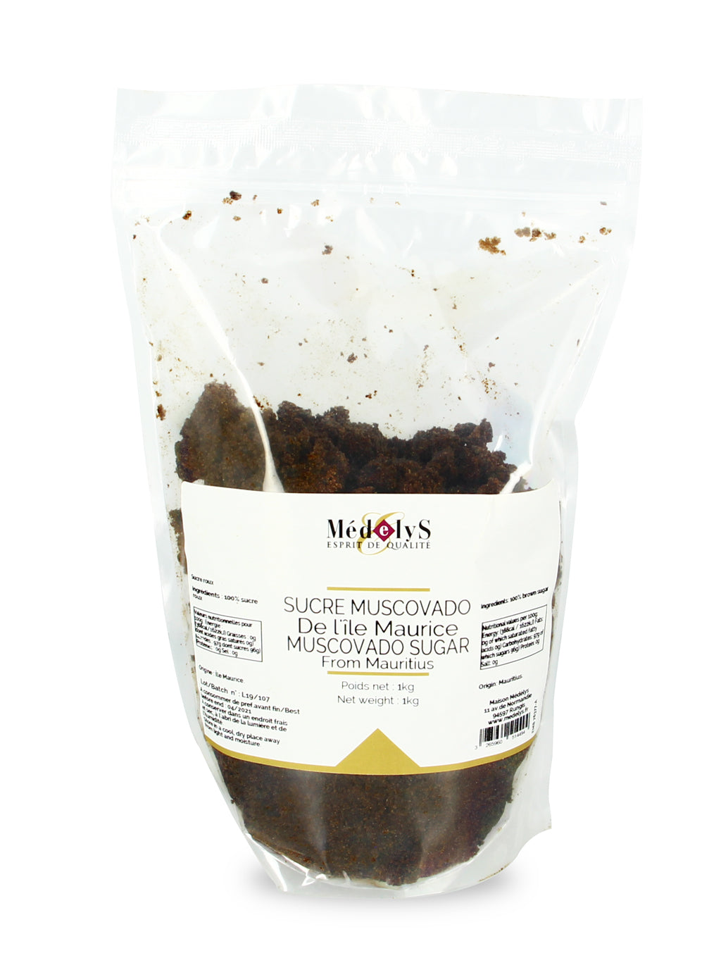 Sucre muscovado - 1kg