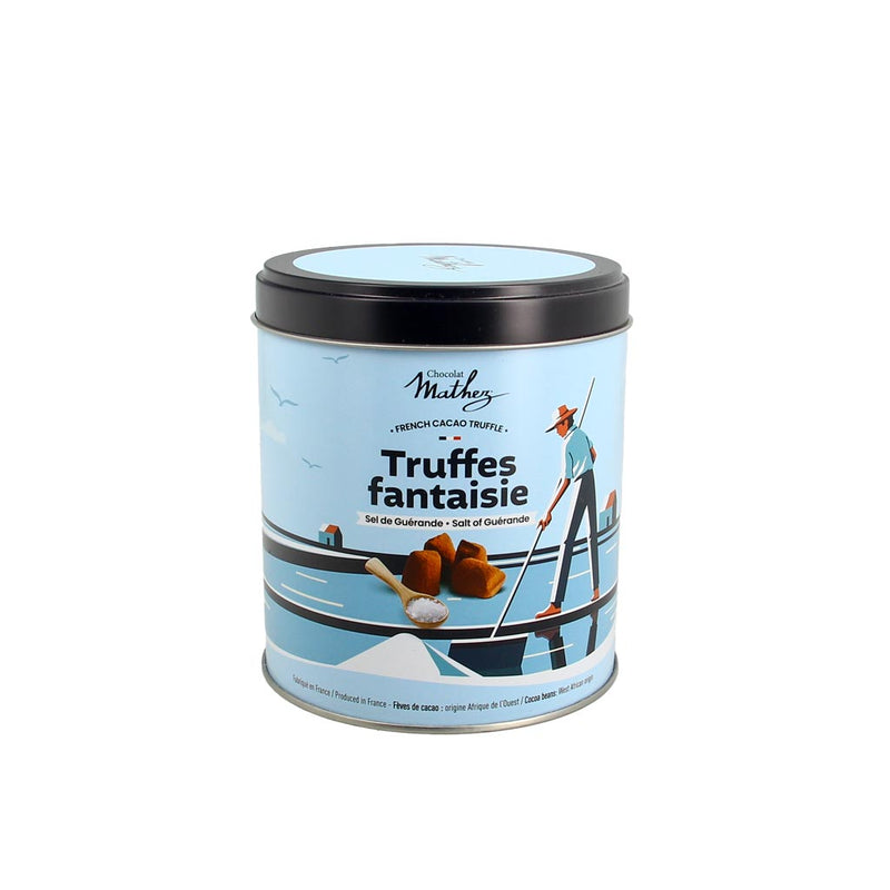 Truffe à la fleur de sel, boite métal - 250g