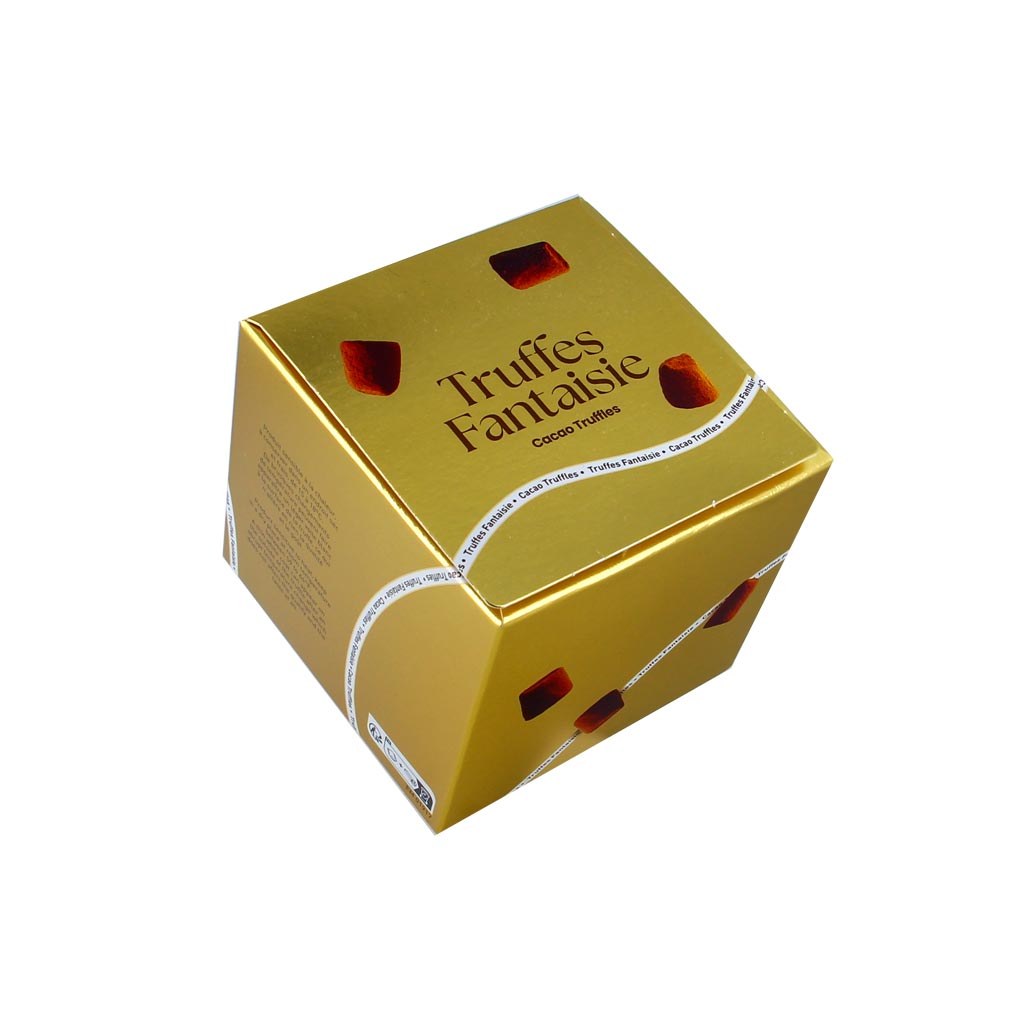 Assortment box of plain "fancy" truffles, palm oil-free - 200g