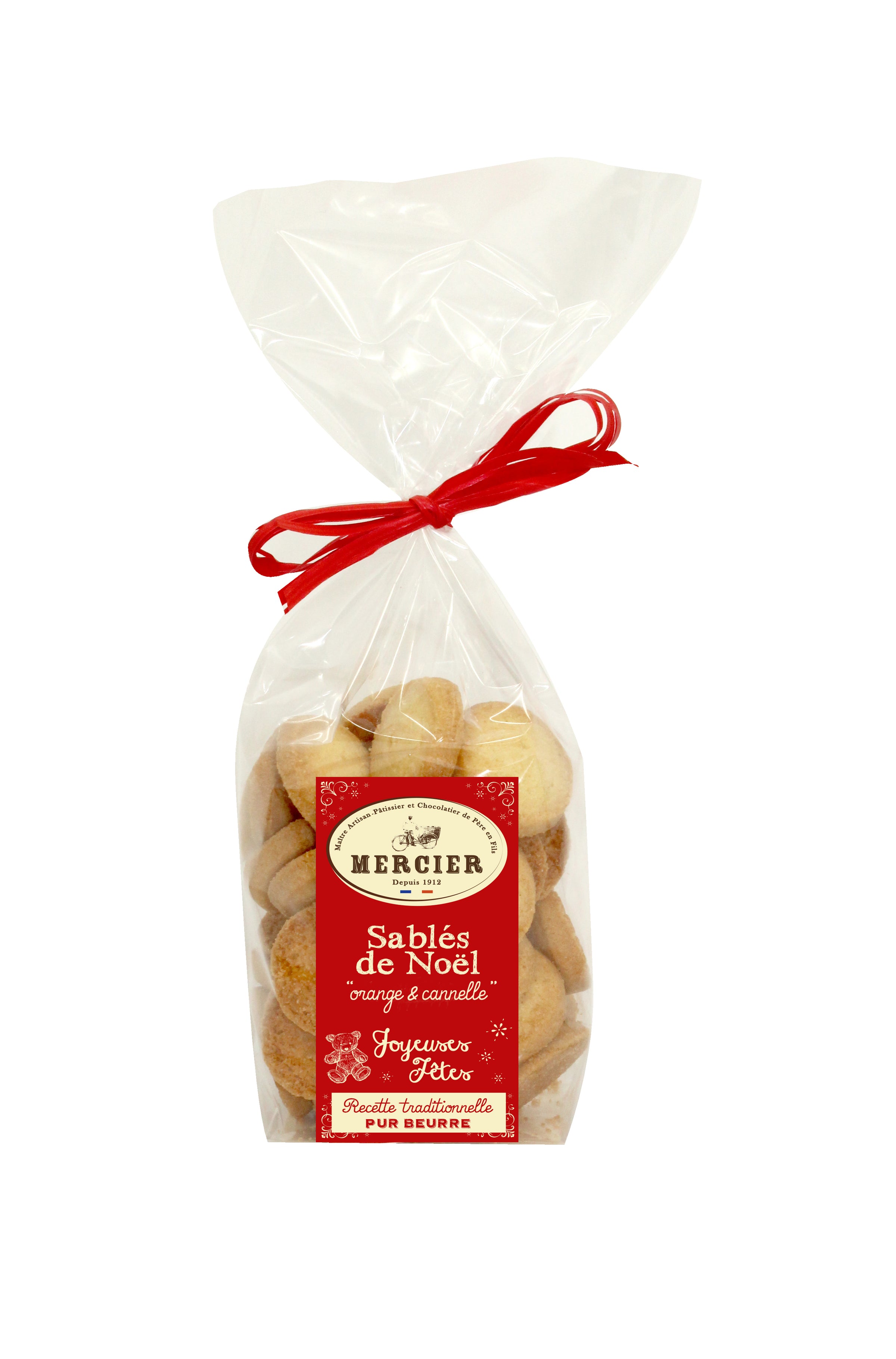 Assortiment de biscuits de Noël orange cannelle - 150g