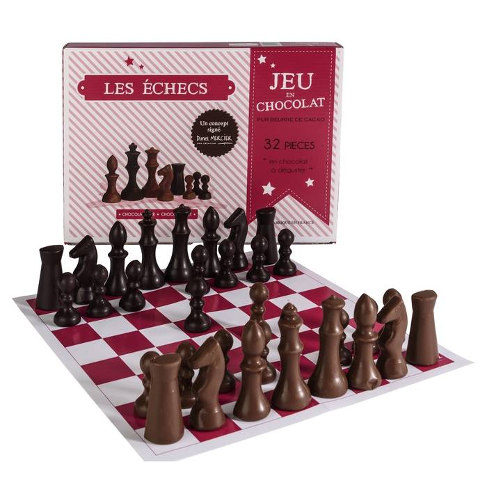 Jeu d'échec en chocolat - 280g