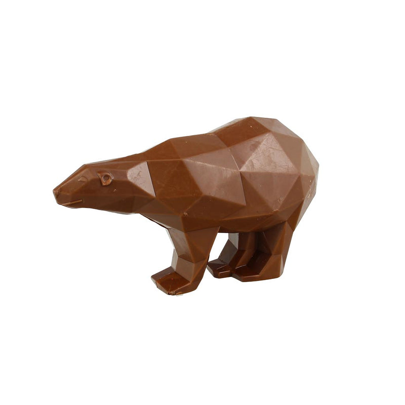 Ours polaire origami en chocolat au lait - 200g