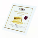 Carnet de feuilles Or 8cm x 8cm - 25 feuilles