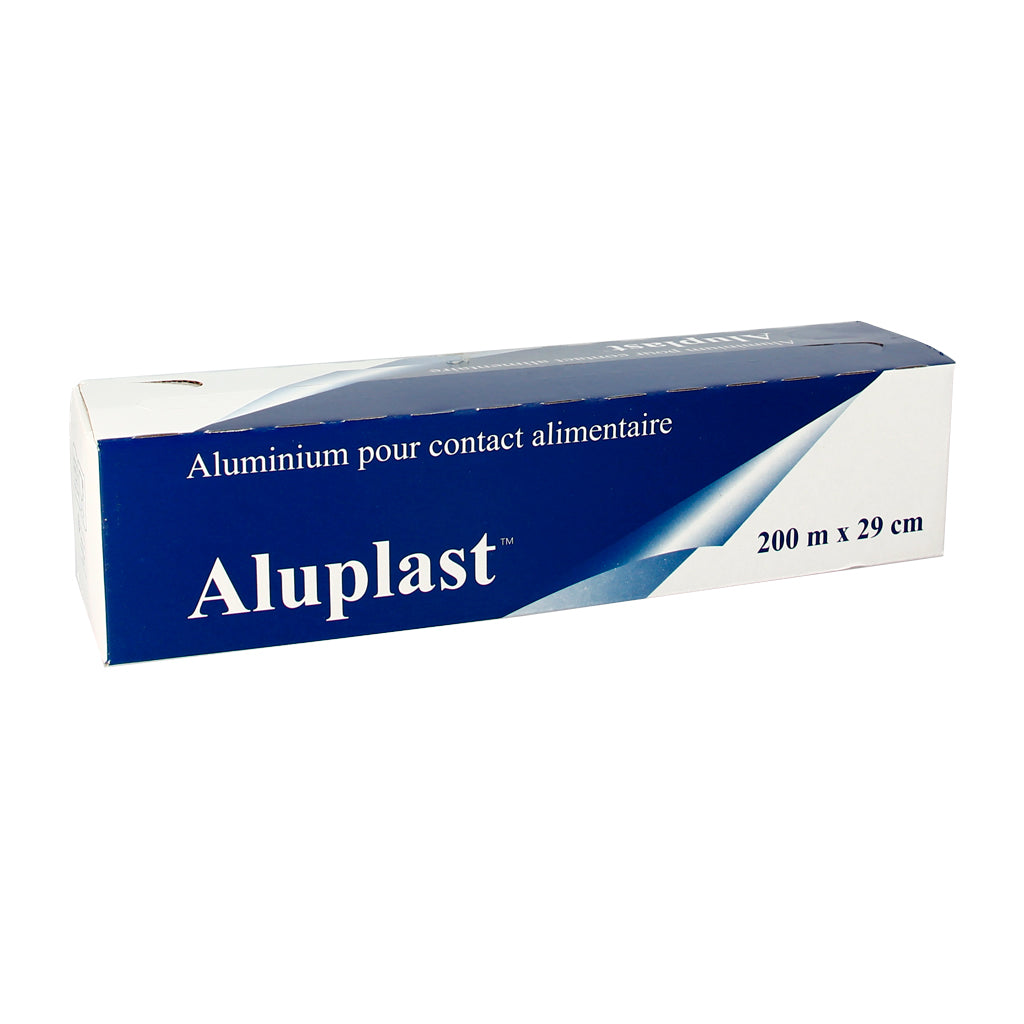 Papier aluminium en boite distributrice - 29cm x 200m