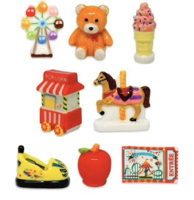 Fèves thème fête foraine - 100 unités