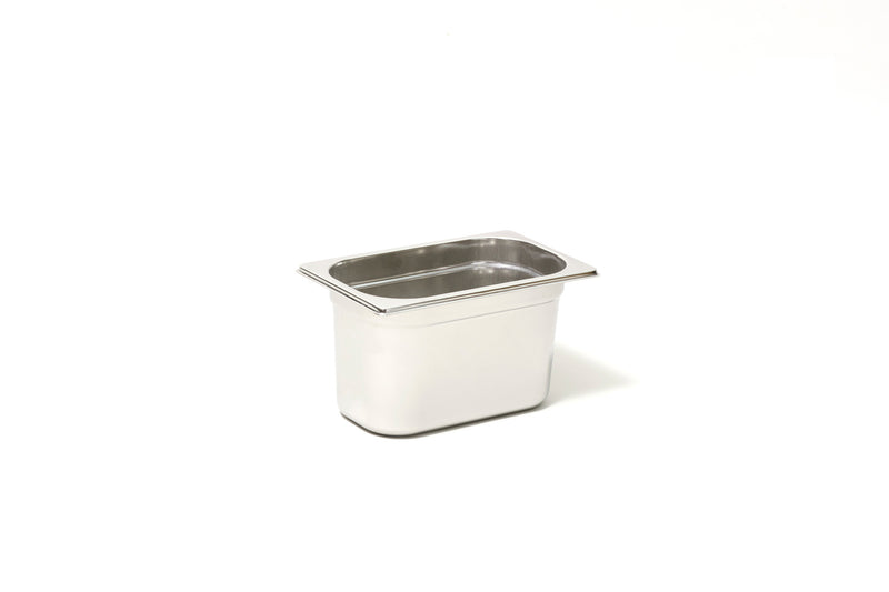 Bac GN1/4 - Plein - Hauteur 65 mm - Inox 18/10 (1 X 1 unité )