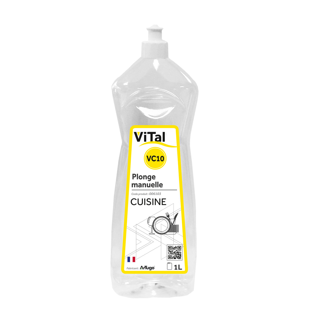 Vital cuisine plonge manuelle - 006103 - 1l