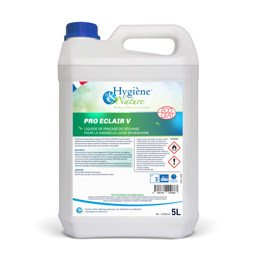 Rinse aid pro light v Ecocert - 5l