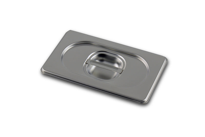 Couvercle normal GN1/9 + poignée - Inox 18/10 (1 X 1 unité )
