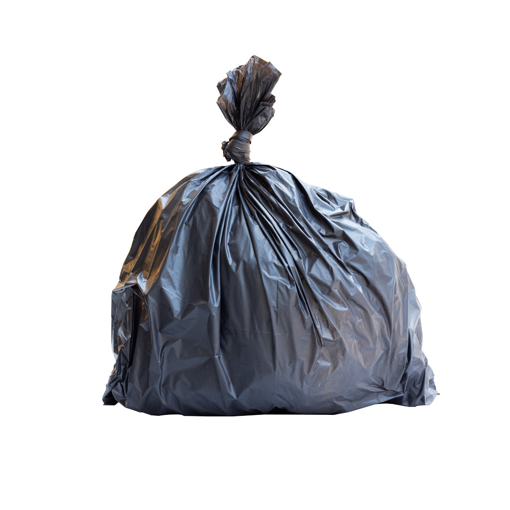 Black reinforced refuse sack 130L, size 800x1100 - 006644 - 5x20