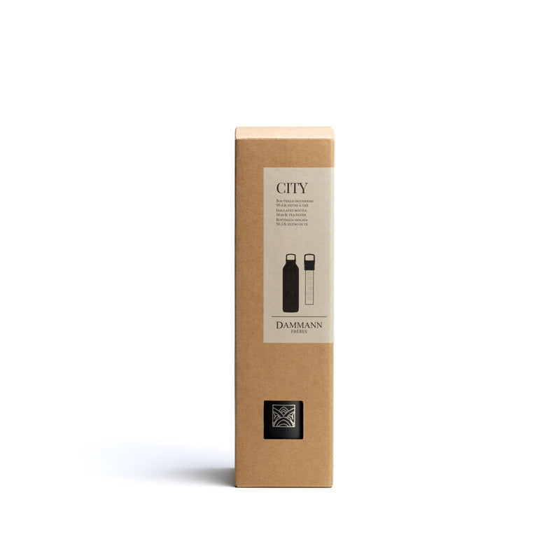 City bouteille isotherme noire - 50cl