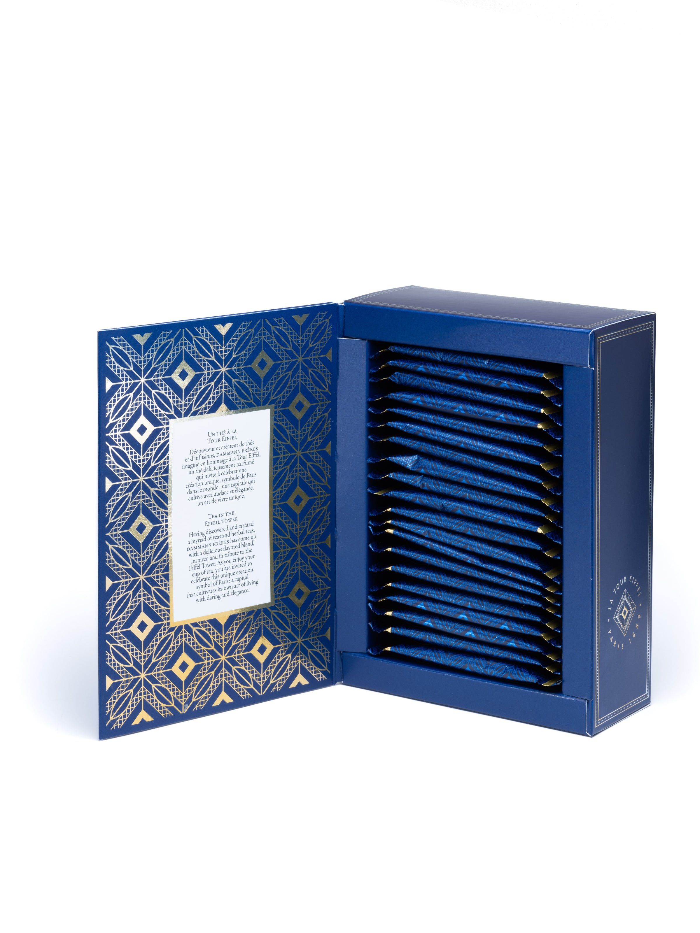 Coffret tour Eiffel 20 sachets cristal assortis