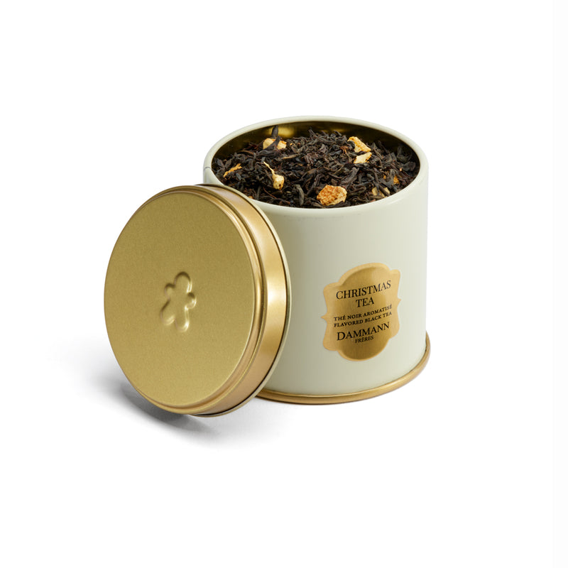 Christmas teau noir, boite métal - 100g