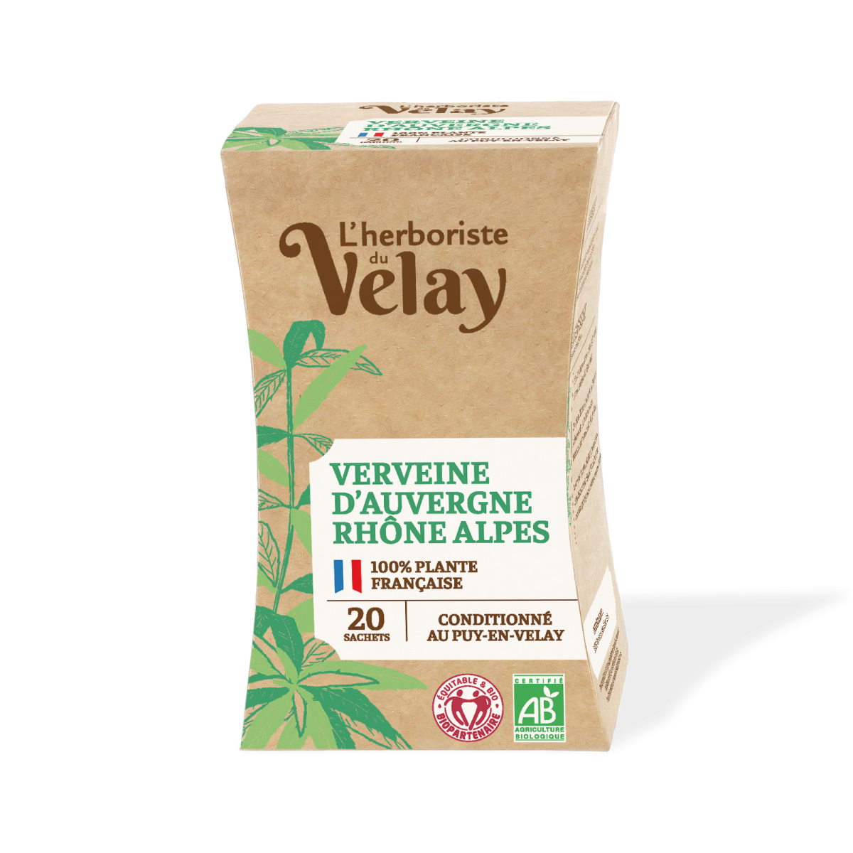 Infusion verveine d'Auvergne - 20 sachets