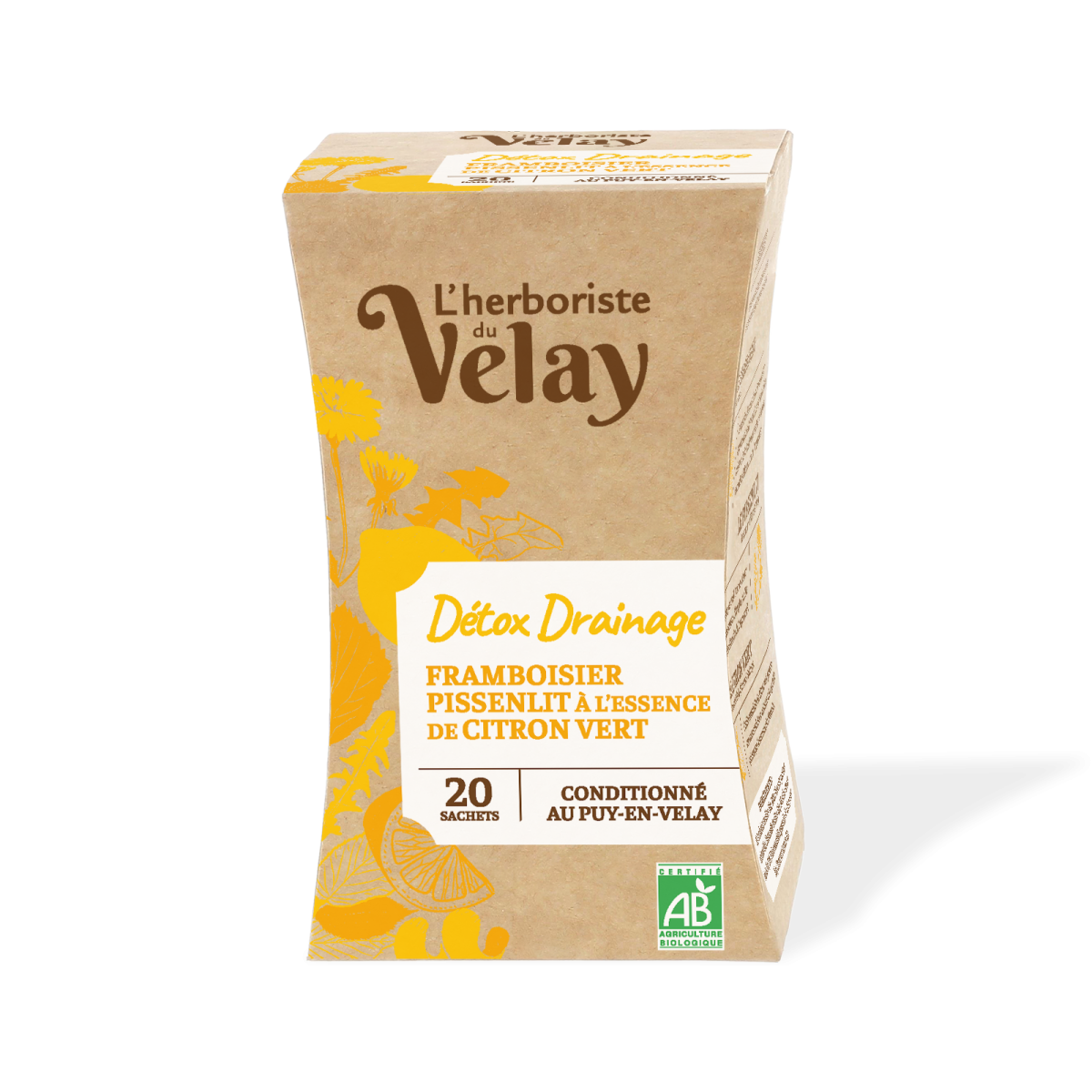 Infusion détox & drainage - 20 sachets