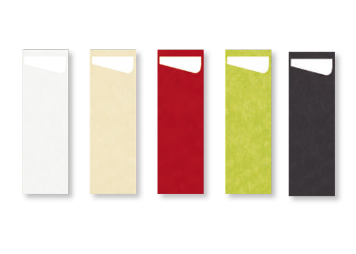 Serviette 70x230 mm - Noir - Saccheto Dunisoft Slim (4 X 60 unités ) - 159101