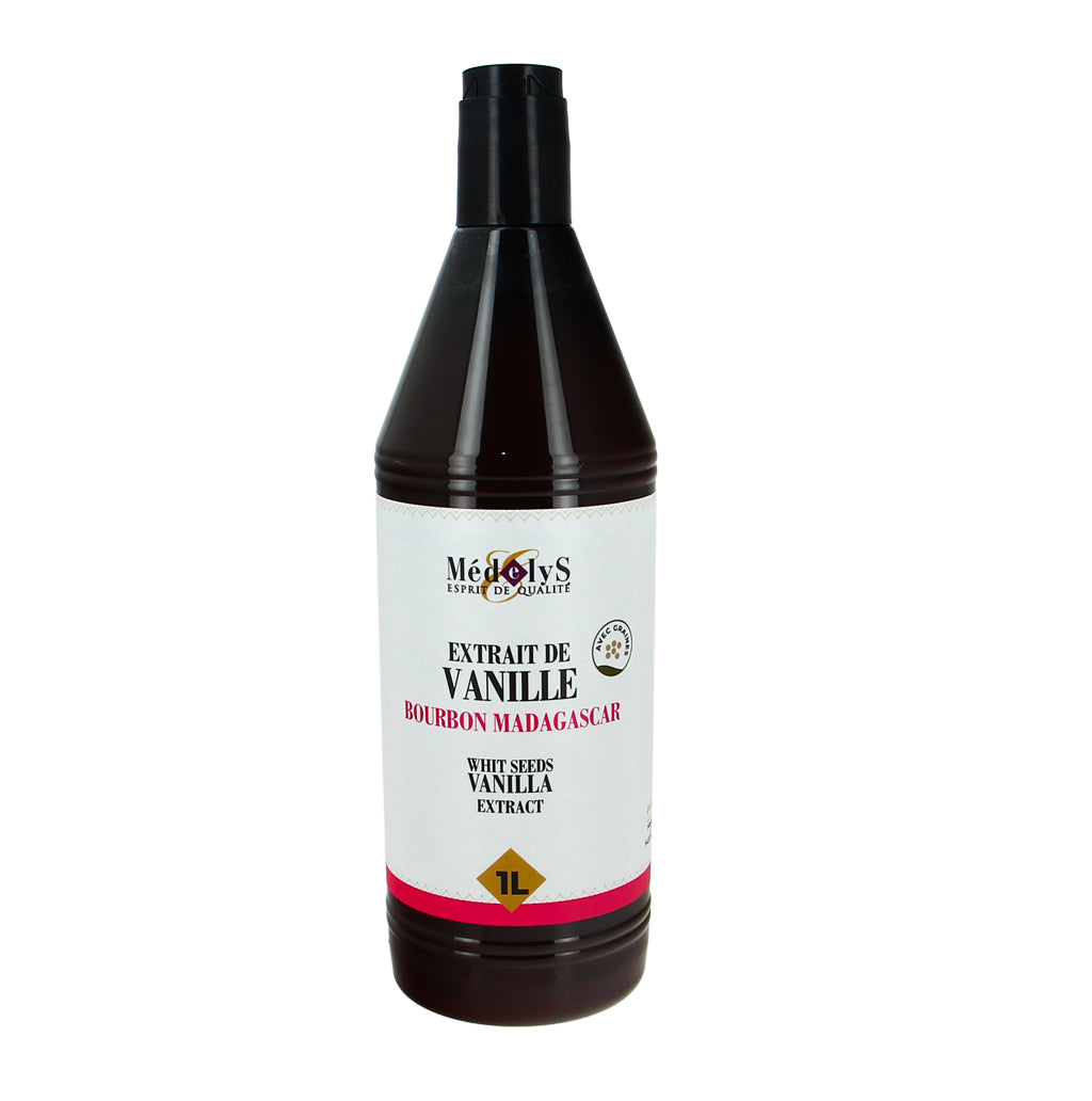 Extrait de vanille Bourbon de Madagascar avec graines - 1l